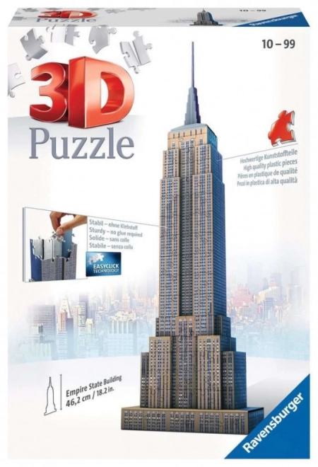3D-puzzel Empire State Building New York van Ravensburger 216 stukken