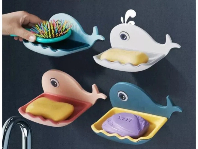 Zeepbakje Walvis met afvoer
