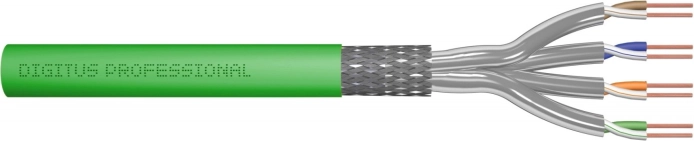Installatiekabel CAT 8.2 S/FTP Dca LS0H 100 m groen