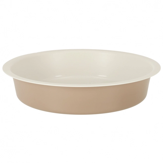 Ronde vorm voor het bakken van taarten, quiche 26 cm bruin