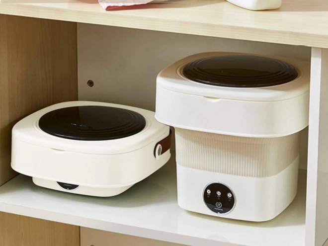 Kleine opvouwbare reiswasmachine 11l