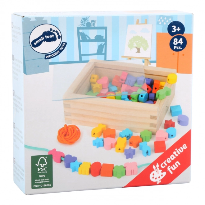 Houten rijgkralen Small Foot