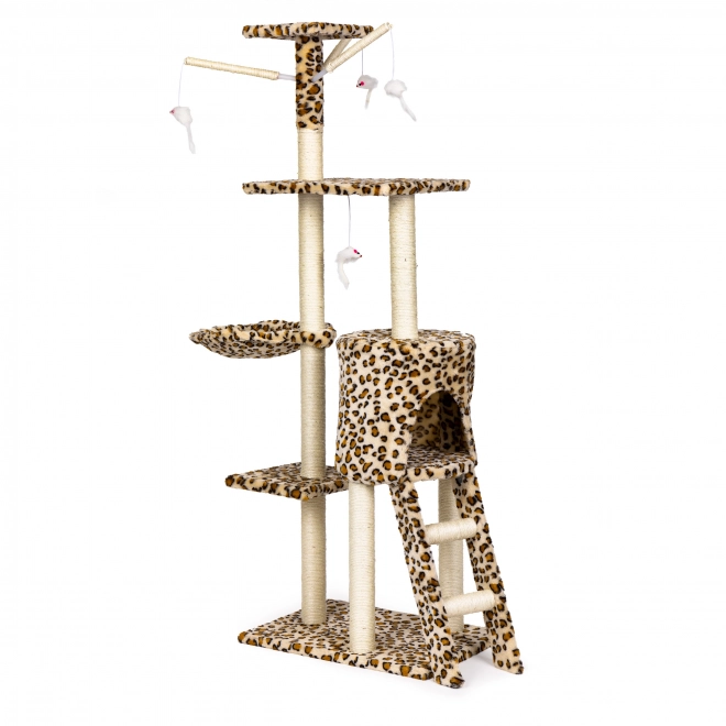 Kattenkrabpaal, huisje, boom, ligplaats, 138cm xl, Panther