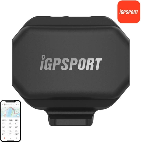 snelheidssensor voor fiets iGPSPORT SPD70 met BLE 5.0 en ANT+