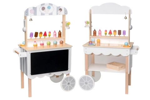 Houten mobiele ijskraam