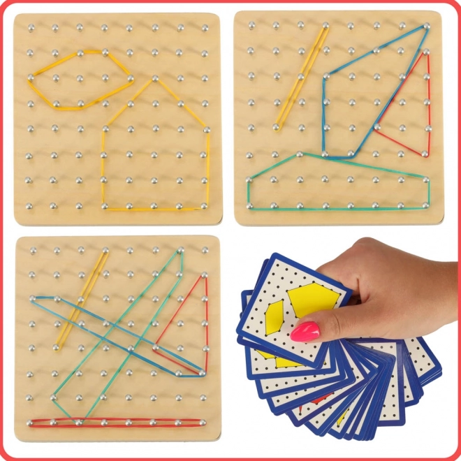 Houten bord Geoboard