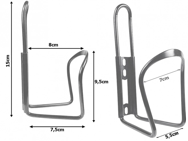 Aluminium fleshouder voor fiets