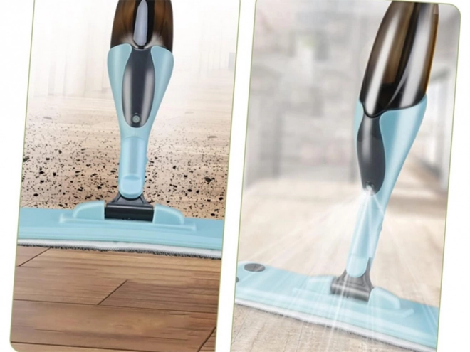 Opvouwbare mop met sproeier en 3x microvezel