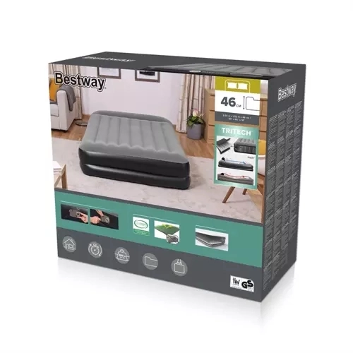 Luchtbed Bestway met pomp 203x152x46cm