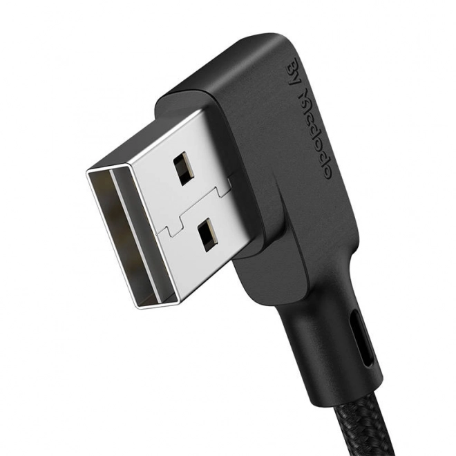 Kabel USB naar USB-C, Mcdodo CA-7310, hoekig, 1,8 m (zwart)