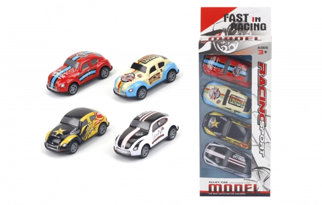 Raceautootjes set 7 cm