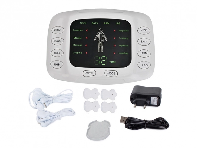 Elektrostimulator voor spieren en zenuwen MASSAGEKLEM