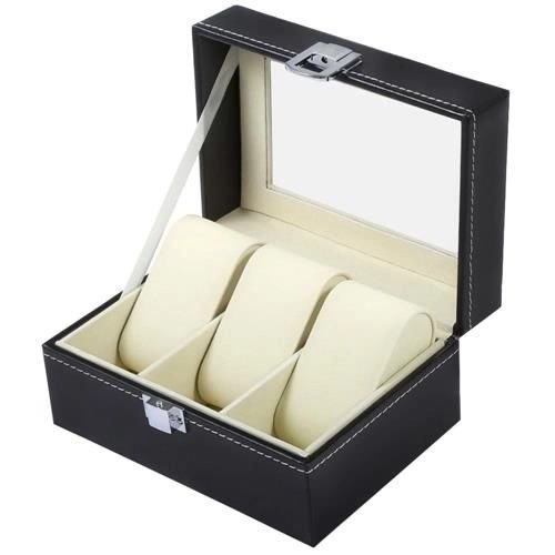 Organizer voor horloges met 3 compartimenten