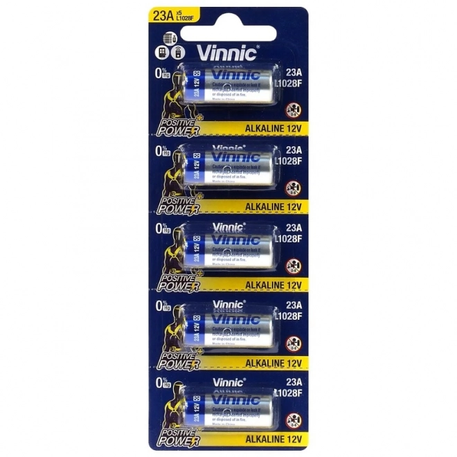Batterij Vinnic 23A L1028 - 5 stuks