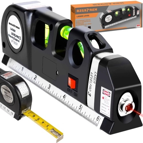 Laserwaterpas met maat 250 cm Bigstren 21747