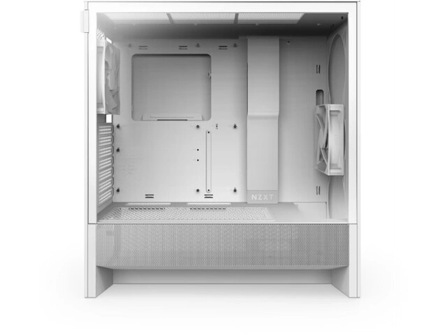 NZXT H5 Flow RGB witte PC behuizing Midi Tower met raam