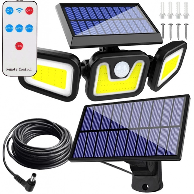 Zonne-licht met bewegingssensor en 171 LED's
