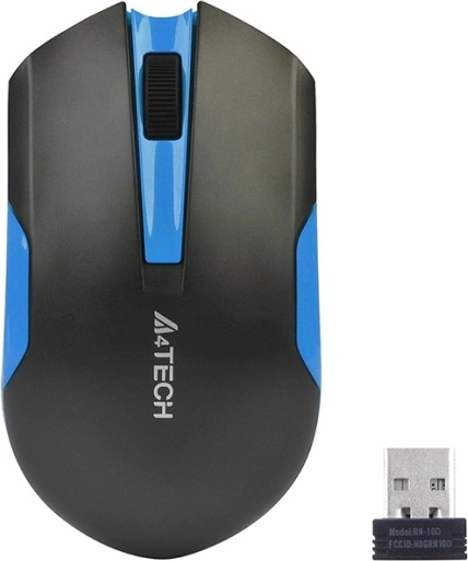 Draadloze muis A4TECH V-Track G3-200N zwart-blauw