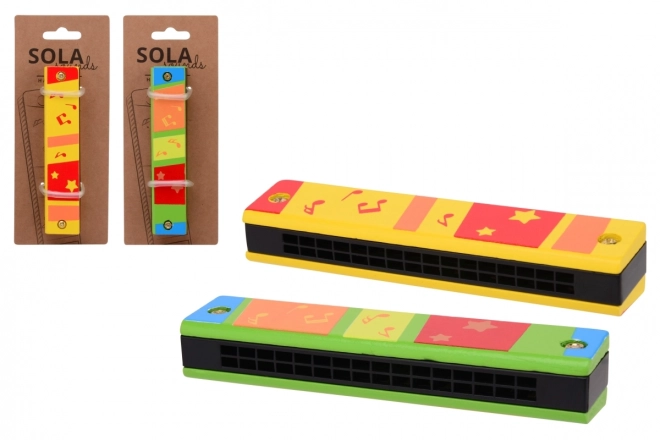 Houten mondharmonica