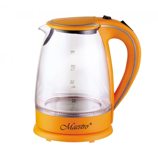 Glazen Waterkoker 1,7 l 2000 W MR-064-ORANJE