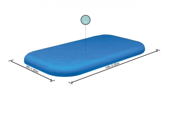 Beschermhoes voor zwembad Bestway 305 x 183 cm
