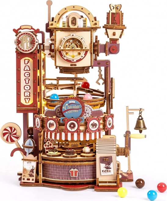 RoboTime 3D puzzel knikkerbaan Chocoladefabriek