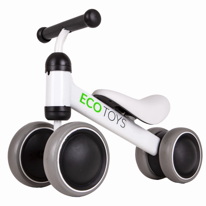 ECOTOYS loopfiets wit voor kinderen
