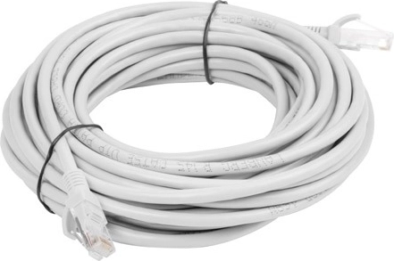 Patchkabel Cat.5e 20 m UTP grijs – FLUKE getest