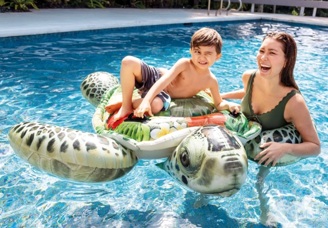 Opblaasbare schildpadmatras met handgrepen - 191 cm