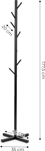 7 haken voor het ophangen van kleding