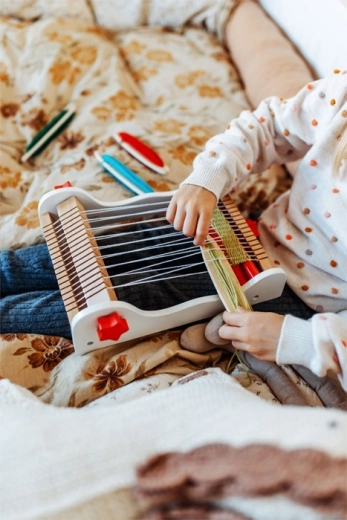 Eerste stapjes in weven made eenvoudig