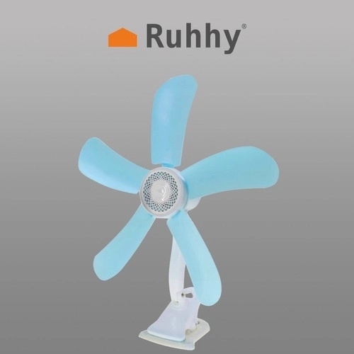 Klemventilator met vijf bladen