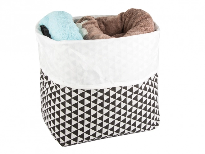 Opvouwbare textielen wasmand