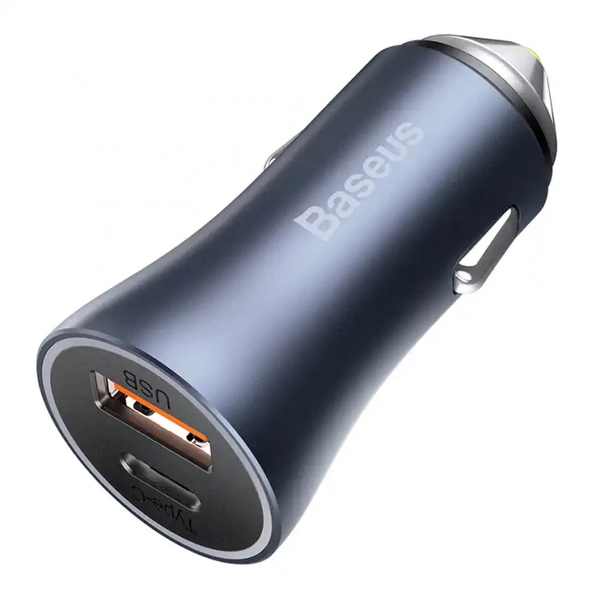 Baseus autolader 40W met twee USB-poorten
