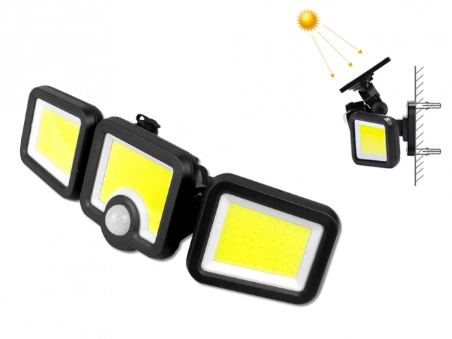Zonne-licht met bewegingssensor en 171 LED's
