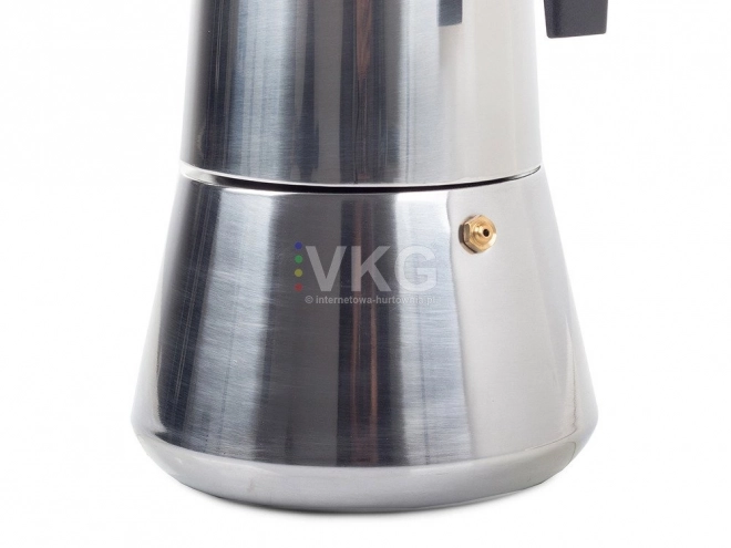 Italiaanse mokkanep 12 koffie 600 ml roestvrij staal