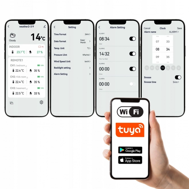 WiFi Weerstation met luchtonderzoek