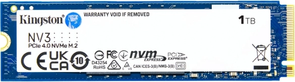 SSD-schijf Kingston NV3 1TB M.2 PCIe 4.0 NVMe