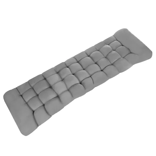 Gequilte kussen voor tuinligbed grijs 23490