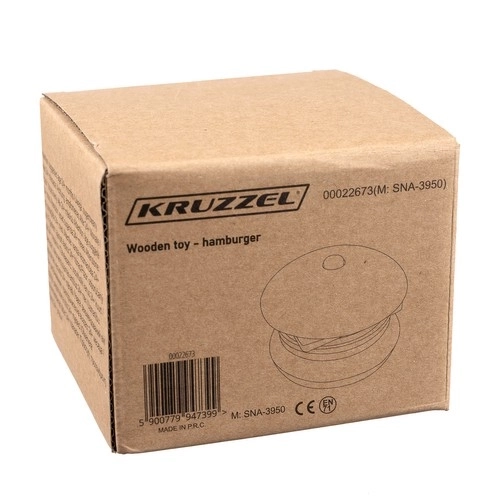 Kruzzel houten hamburger 22673
