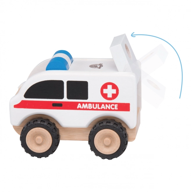 Wonderworld Houten Ambulance voor Kinderen