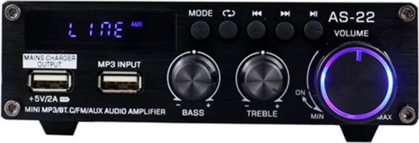 Audioversterker BLITZWOLF AS-22 45 W met Bluetooth 5.0 en afstandsbediening