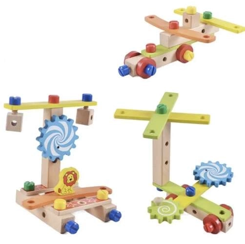 Houten educatieve stoel