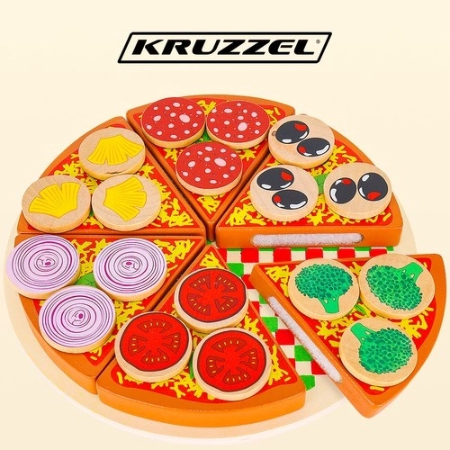 Houten pizza - set 22471