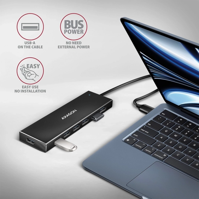 USB Hub 7-Poorts AXAGON HUE-F7A