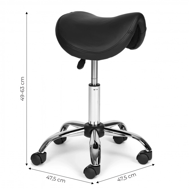 Ergonomische cosmetische kruk met verstelbare hoogte