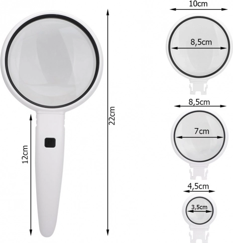 Juweliersloep met LED-verlichting