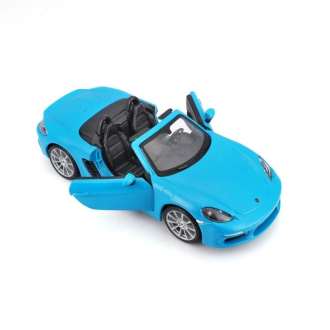 Bburago 1:24 Porsche 718 Boxster Blauw