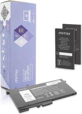 batterij voor dell latitude e5280 en e5580 11,4 v 34 wh (3000 mah) – mitsu