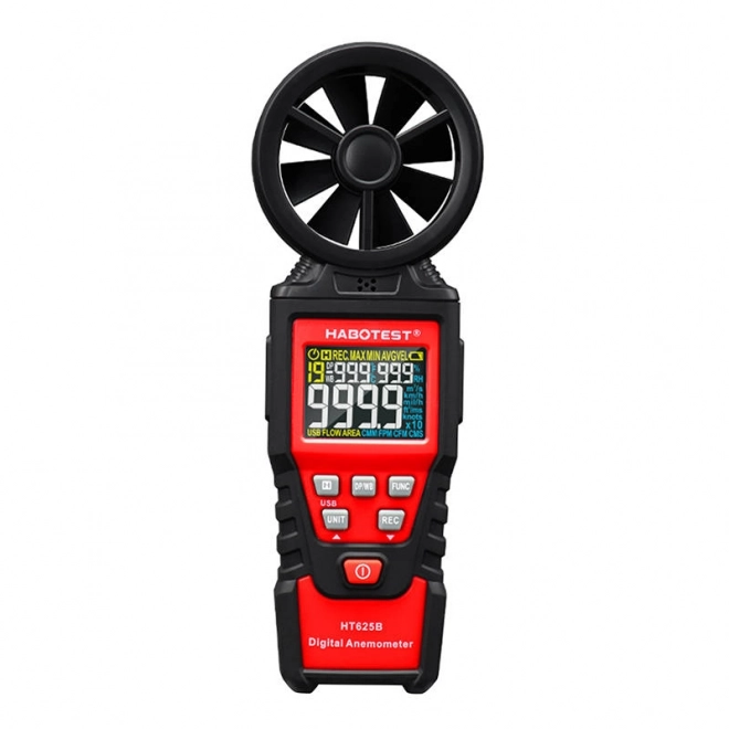 Digitale anemometer HABOTEST HT625B met USB